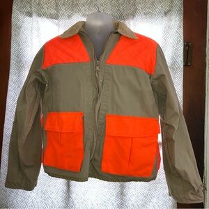 Avid Outdoor Hunting Jacket Size Large L Safety Orange Full Zip Cargo Size M